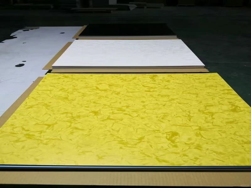 Factory floor showing poor quality raw materials